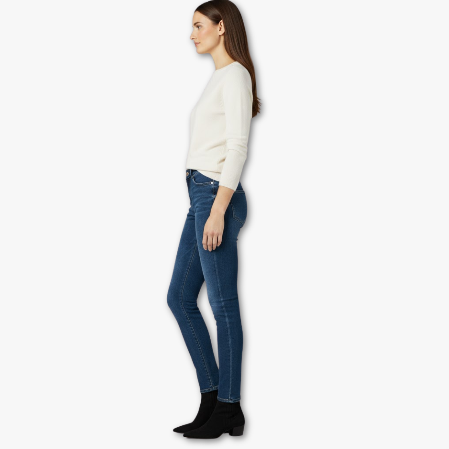 Elegant pointed ankle boots for women